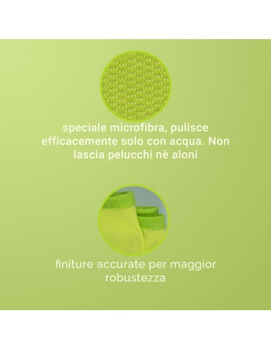 Panno vetri, pulisce solo con acqua. Versione...