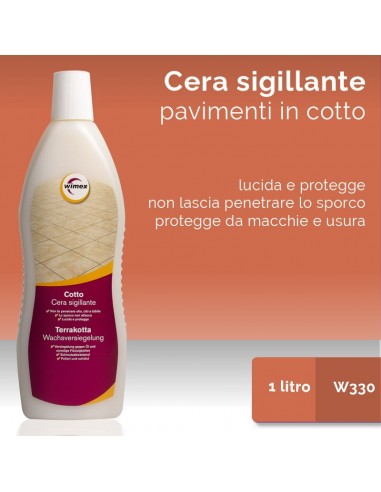 Cera sigillante per cotto - 1 litro. Protegge...