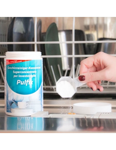 Pulfix Detersivo lavastoviglie superconcentrato. 1 kg (fino 66 lavaggi)