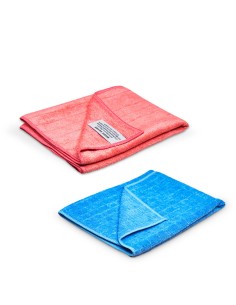 2 Panni in Microfibra Antibatterica Magic Silver. Rosso +... 2