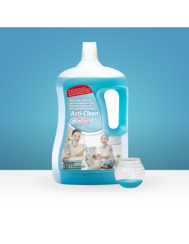 Acti-clean detersivo per bucato 3 litri. Superconcentrato (fino a 300 lavaggi)