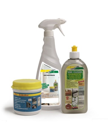 Uni-clean detergente universale concentrato 500 ml con spruzzino e Acido Citrico granulare 500gr