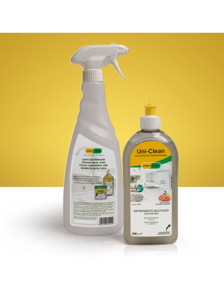 Uni-Clean detergente universale concentrato 500 ml - Con spruzzino