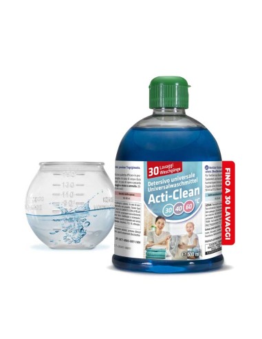 detersivo liquido per bucato con dosatore