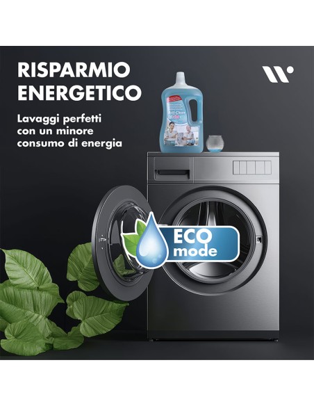 Acti-clean detersivo per bucato. Superconcentrato, con pallina dosatrice. 3 litri