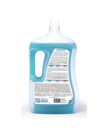 Acti-clean detersivo per bucato. Superconcentrato, con pallina dosatrice. 3 litri