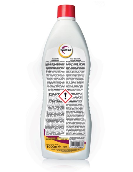 Cera sigillante per cotto - 1 litro. Protegge da sporco e macchie