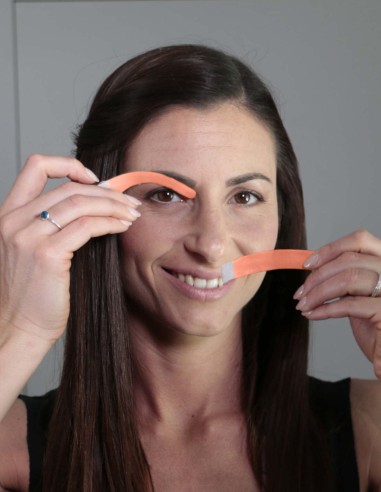 Kit 60 Strisce Depilatorie Sopracciglia e Baffetti