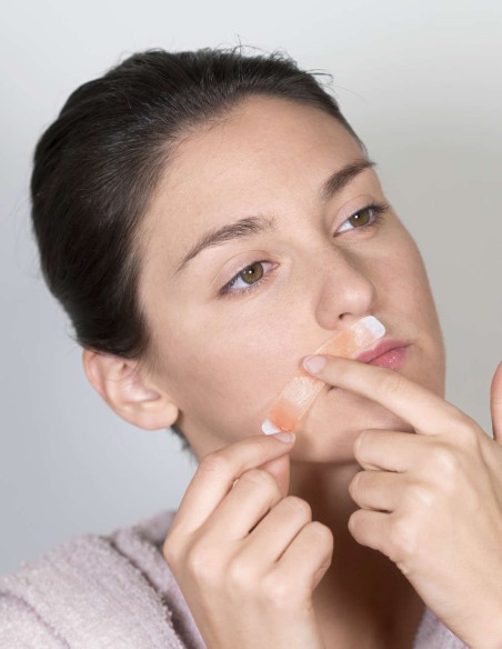 Kit 60 Strisce Depilatorie Sopracciglia e Baffetti