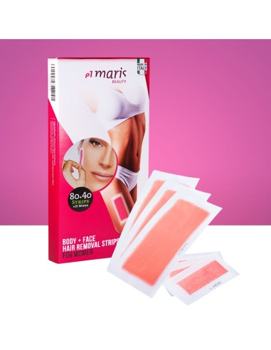 Kit 80 Strisce Corpo, 40 Strisce Viso e 15...