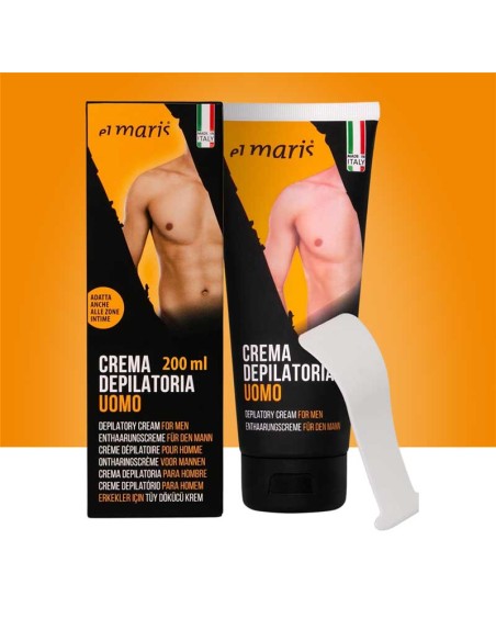 Crema Depilatoria Uomo per corpo e Zone Intime